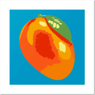 Minimalist Abstract Nature Art #56 Mango Posters and Art